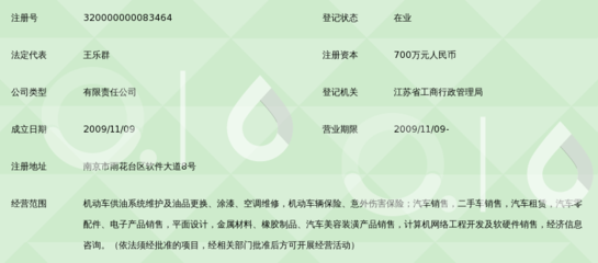 江苏苏舜锦尚汽车销售服务